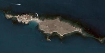 Luftbild der Insel, © google.de