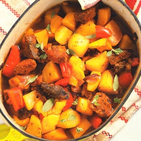 Katoffel-Paprika-Gulasch